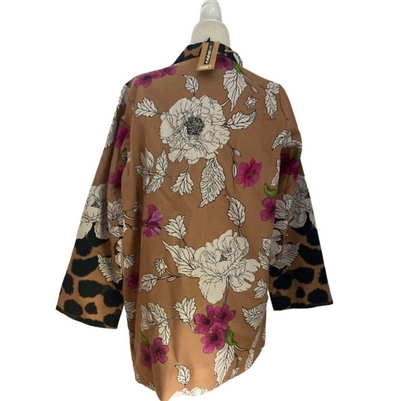 RL Nishat Pret Floral Animal Print Blazer Jacket Cotton NWT - Picture 6 of 12